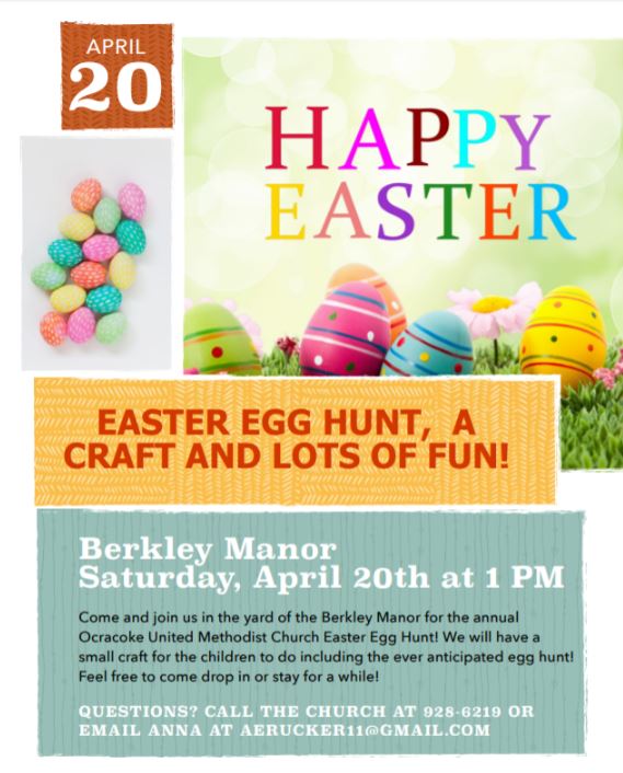 VISIT OCRACOKE ISLAND FOR EASTER WEEKEND