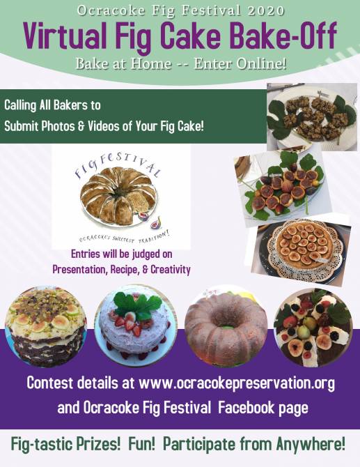 Ocracoke Fig Festival Virtual Fig Cake Bake-Off